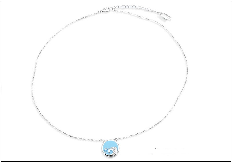 D&acirc;y chuyền mặt h&igrave;nh s&oacute;ng biển